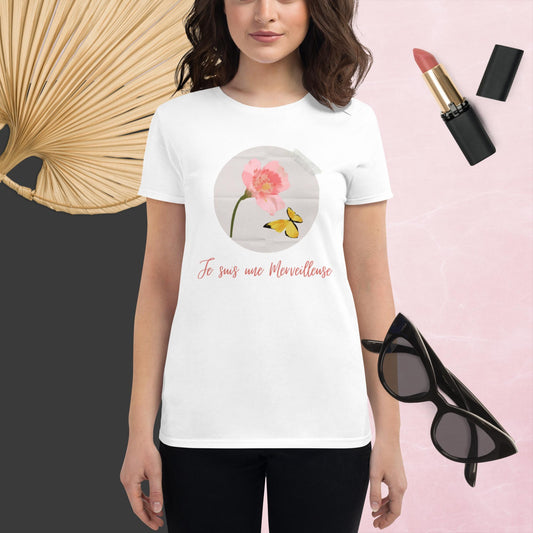 T-shirt à Manches Courtes pour Femmes